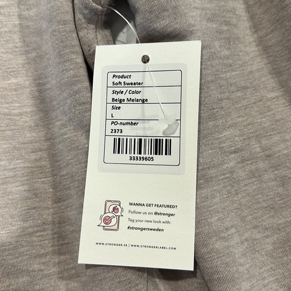 Stronger Label Soft Sweater - Picture 3 of 3